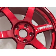 18 8.5J RAYS TE37 TE37SL RAYSPORT Flow Form 5x112/114.3 8KG+ Sport Rim Cutting Ori 🏁🔥