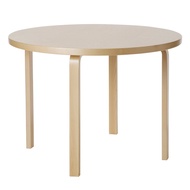 北歐櫥窗/Artek Aalto Table round 90A 圓桌(原色桌面、100 公分)