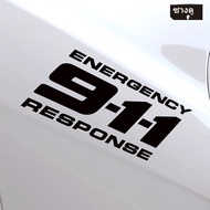 911 Cool Style Car Stickers Side Door Or Bumper Funny Decoration Reflective