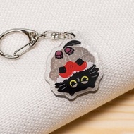 黑貓告白 Fall In Love 壓克力吊飾