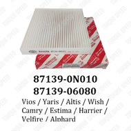 Toyota Cabin Pollen Air Cond Filter 87139-0N010 87139-06080 Vios Yaris Altis Wish Camry Estima Velfi
