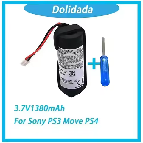 3.7V 1380mAh lithium battery, suitable for Sony PS3 Move PS4 PlayStation Move motion controller righ