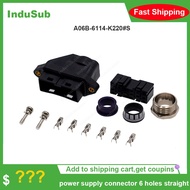 FANUC A06B-6114-K220#S 6pin Motor Power Connector A06B6114K220E 6 holes straight