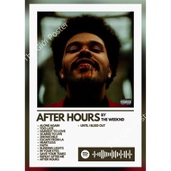 [96] After Hours wall Poster - The Weeknd home decor - Music photo album cover