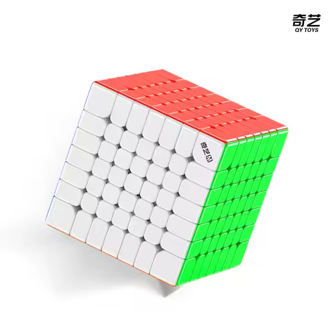 Qiyi 7x7 Magnetic Magic Cube Stickerless Professional Fidget Toys Qiyi Warrior 7x7 Cubo Magico Puzzl