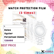 Protection Films for Rolex Oyster Perpetual 36mm 126000 (3 times) / Scratch & Contamination Preventi