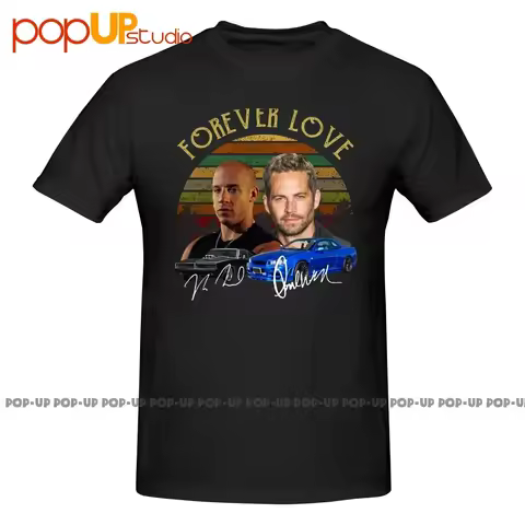 Dominic Toretto And Brian Oconner Fast And Furious P-174 Shirt T-shirt Tee Rare Natural