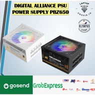 DIGITAL ALLIANCE PSU POWER SUPPLY PBZ650 (650W) 80+ BRONZE MODULAR CABLE