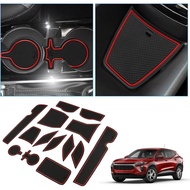 BIXUAN 2025 Trax Door Slot Mat Liner Accessories for 2024 2025 Chevy Trax LS/1RS/LT/2RS/ACTIV Non-Sl