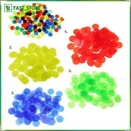 [Wishshopelxn] 100Pcs Professional Bingo Game Chips Counting Bingo Chips - Plastic, 1.5cm Diameter