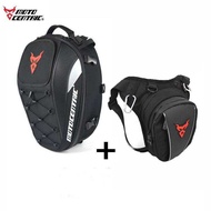 Motocentric High Capacity 37L Rider Backpack Multi-ftional Motorcycle Rear Seat Casl Drop Leg Side B