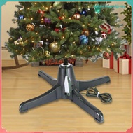 Amagogo Electric Christmas Tree Rotating Stand EU 220V Dark Green for 7.5 Feet Tree