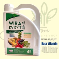Baja Foliar WIRA 17/17/17 4LITER/Baja Wira/Fast Growth