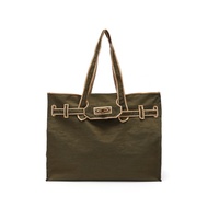 Japanese Embroidery Lacousette Eco-Friendly Bag Bow Ribbon Shopping Bag Nylon Tote Bag Portable Shou