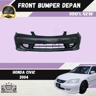 Honda Civic S5G ES 2004 Facelift Front Bumper Depan Material PP New High Quality