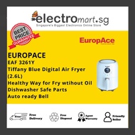 EuropAce EAF 3261Y Tiffany Blue Digital Air Fryer 2.6L