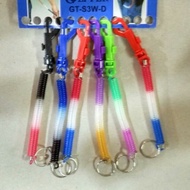 GANTUNGAN Spiral String Keychain Unique Motorcycle Keychain