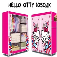 ( WOW ) QJD/QJK Easy to Assemble Multipurpose Cloth Wardrobe