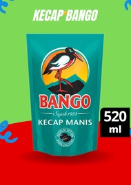Kecap Bango 520 ml / Bango Kecap Manis (Pouch) 520ml 1pc / KECAP MANIS BANGO 520 mL KEDELAI HITAM