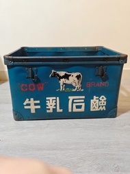 Vintage 日本昭和 牛乳石鹼運輸箱 收納箱 中古  復古