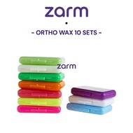 10 Sets Orthodontic Wax for Braces | Colorful Dental Wax for Bracket Care Oral Use