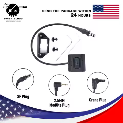 Tactical ModButton Remote Pressure Switch For SF M300 M600 Flashlight PEQ15 NGAL OGL Dual Function T