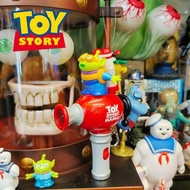 日本 迪士尼 絕版 玩具總動員 三眼怪 火箭 發光 手電筒 造型 公仔 玩具 鑰匙圈 吊飾