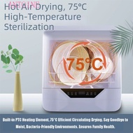 ANTOINE Countertop Portable Dishwasher, Installation-free 4 - 6 Sets of Household Capacity High‑low 