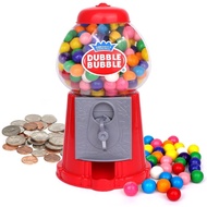 Gumball Machine for Kids - 8.5" Coin Operated Toy Bank - Dubble Bubble Classic Style Gum Machine Inc