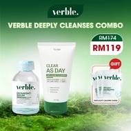 Verble Deeply Cleanses the Skin Combo Verble Serum Pitted Scar + Verble Tea Tree Facial Cleanser Com