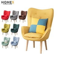 Lazy Sofa Home Fabric Sofa Chair Bedroom Recliner Sofa (HS)