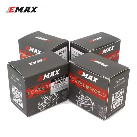 4pcs EMAX ES3054 ES3004 ES3001 4.8-6.0V Digital Servo Futaba JR Plug For RC FPV Fixed Wing Airplane 