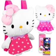 Hello Kitty Plush Doll for Girls Set - Bundle with Hello Kitty Plushie with Adjustable Straps Plus H