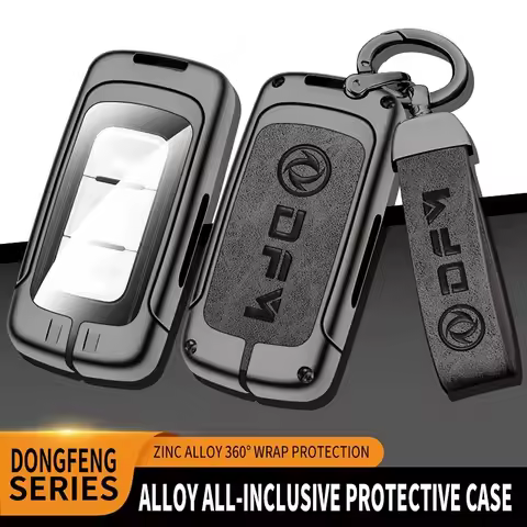 For Dongfeng DFM DFSK Glory 580 S560 F507 S30 H30 AX7 Ix5 Ix7 Seres Sf5 KC VL Alloy Car Key Case Fob