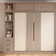 Simple Sliding Door Wardrobe Wardrobe Cabinet Wardrobe with drawers Storage Cabinet