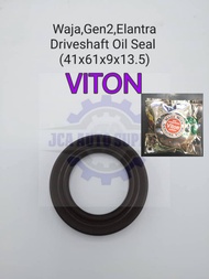 100% Original Viton Driveshaft Oil Seal - Proton Waja Gen2 Elantra Persona - (41X61X9X13.5)