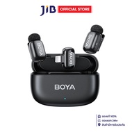 WIRELESS MICROPHONE (ไมโครโฟนไร้สาย) BOYA MINI 2 MIC + LIGHTNING RECEIVER - BLACK (MODEL 15)