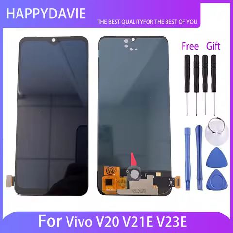 OLED Screen LCD For Vivo V20 LCD Display With Touch Screen Digitizer Assembly Replacement Glass Repa