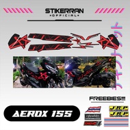 aerox 155 v2 big star design decals