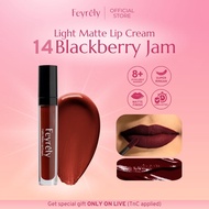 FEYRELY Light Matte Lip Cream - 14 Blackberry Jam (Deep Berry Burgundy)