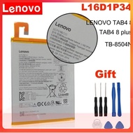 แบตเตอรี่แแท้ Lenovo TAB4 8 Plus TAB4 8 TB-8504N TAB4 8 Plus L16D1P34 💯💙4850MAh + ฟรีเครื่องมือ