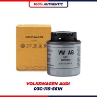VOLKSWAGEN AUDI OIL FILTER -  Polo / Golf / Jetta / Beetle / Tiguan 1.4 TSI (03C-115-561H)