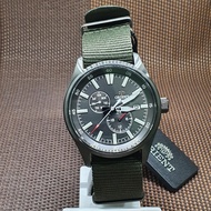 [Original] Orient RA-AK0403N10B Automatic Green Nylon Strap Men's Watch RA-AK0403N
