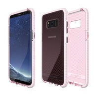 Tech 21 英國超衝擊 Evo Check Samsung S8+ 防撞軟質格紋保護殼- 透粉（5055517375962）