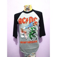 Baju ACDC Band 3Q t-shirt