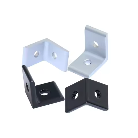 2020 3030 4040 4545 aluminium Extrusion Profil Aluminium Legierung 2 Loch 90 degreee Innen Ecke Halt