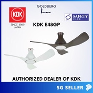 KDK E48GP 120CM Ceiling Fan with Light WiFi Remote Control | Goldberg Home
