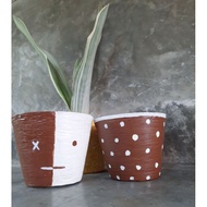 Medium Cement pots good for your indoor and outdoor plants