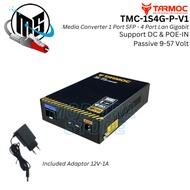 Tarmoc TMC-1S4G | 1 SFP 4 LAN Gigabit | Media Converter