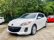 2014 Mazda 3 2.0 白#強力過件99%、#可全額貸、#超額貸、#車換車結清